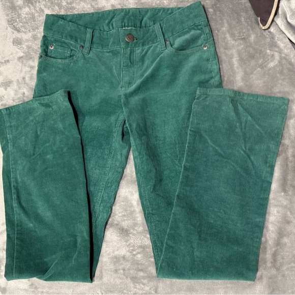J Crew Green Corduroy Pants - Picture 3 of 9